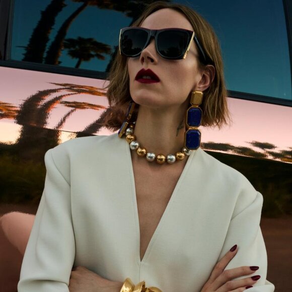 Final Price! Saint Laurent SL539 PALOMA 001 Sunglasses - Picture 7 of 15